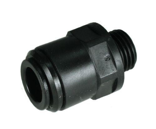 POM push fit fitting: male connector (with o-ring)