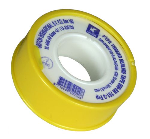 Teflon tape for sealing threads