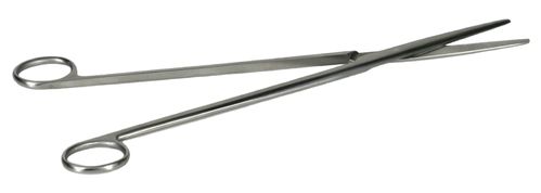 Stainless steel scissors, 30 cm long, straight