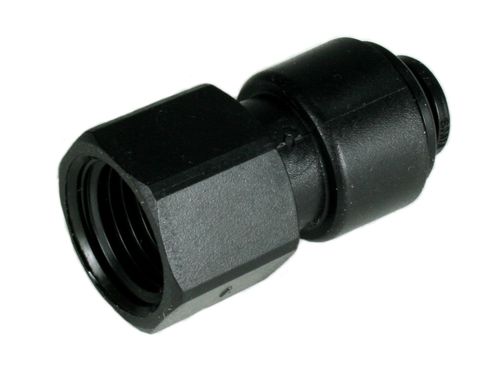 Screw-in connector with 7/16 "UNS female thread, 10 mm