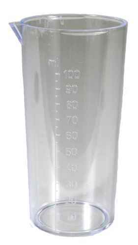 Messbecher 100 ml zum Dosieren von Flüssigkeiten