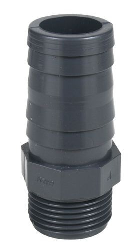PVC fitting: hose nozzle with thread
