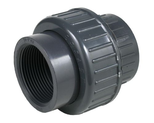 PVC fitting: threated union / coupling