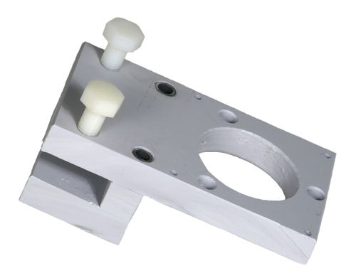 Bracket for large glass heater for horizontal fixation