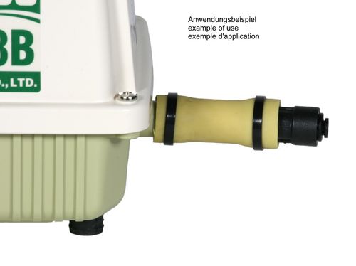 Adapter von Medo 1,6-4,8 auf 10 mm Steckfitting